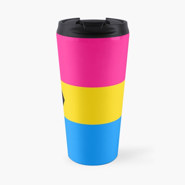 Demi Pan Flag Pride - Pansexual Demiromantic Panromantic Demisexual Travel Mug