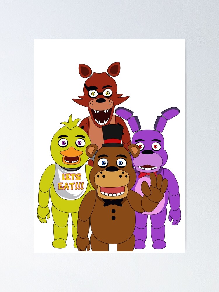 16 Inch Cartoon Five Night At Freddy Backpack Kids FNAF Bonnie Fazbear  School Bags for Teenager