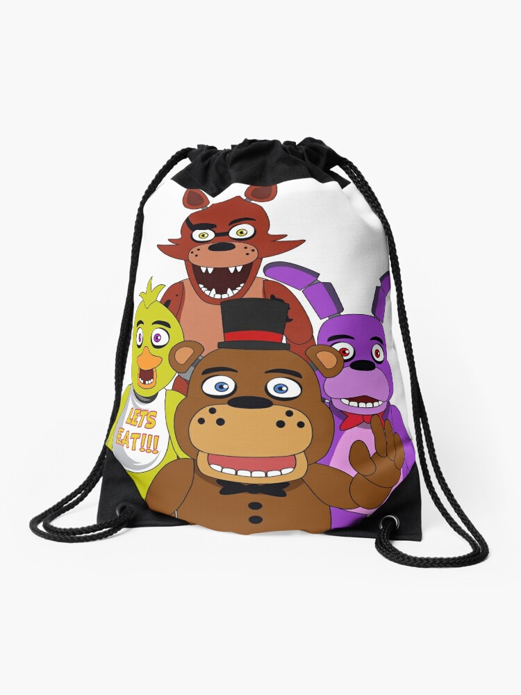 New Fnaf Gift Bag Five Nights Freddy Drawstring Bag Game Storage Bags Cute  Print Flannel Drawstring Pouch Anime Kids Party Bag - AliExpress
