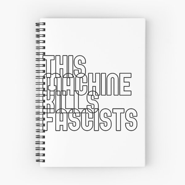 Item preview, This machine kills fascists - outline designed and sold by guipires.