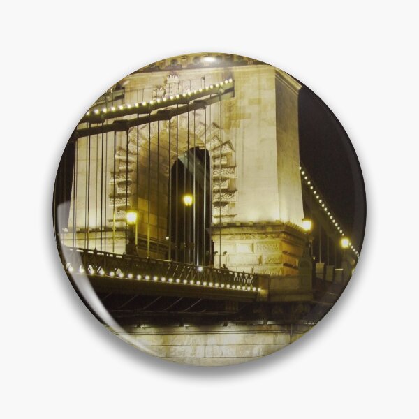 Item preview, Hungary Budapest, Night City Artwork, Night Budapest Wall Art, Bridge View Interior Decor, Bridge Art Print designed and sold by TheGreekGuy.