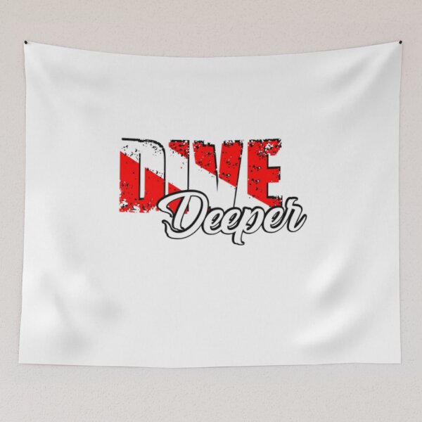 Item preview, Dive Deeper Diving Tauchen Busseig Mergulho Buceo designed and sold by DaneRhodes1.