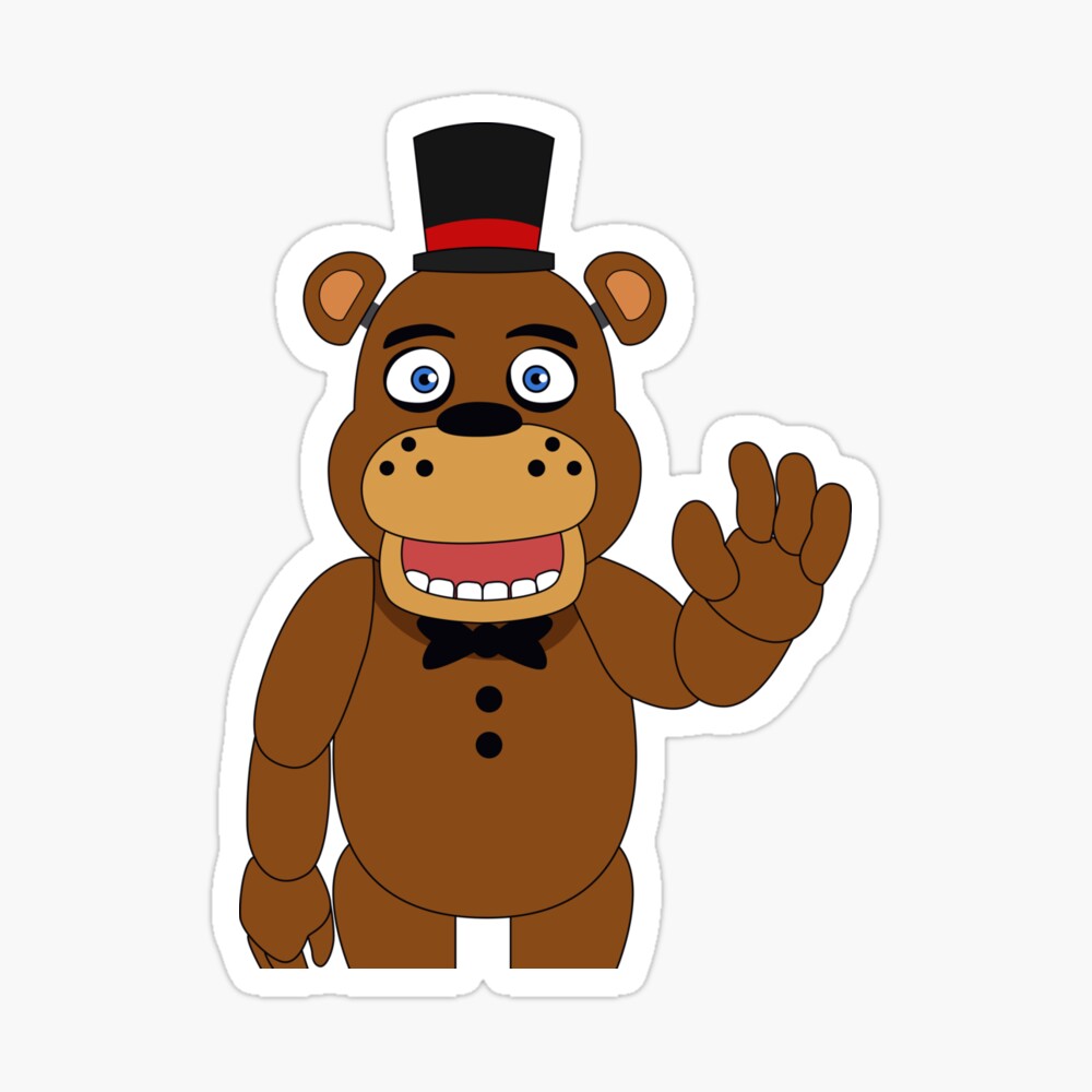 Freddy Fazbear - Five Nights at Freddy's Plus Greeting Card for