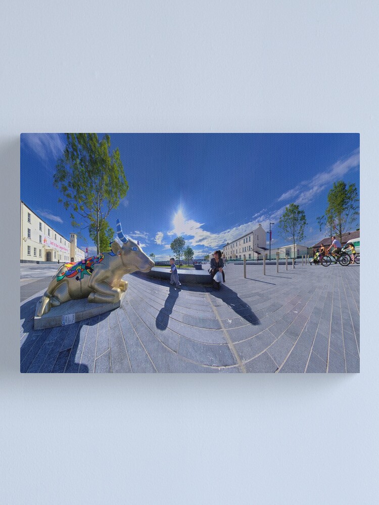 Alternate view of Let's Mooooooove Ahead Together, With Friends Canvas Print