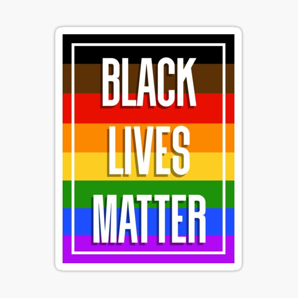 BLM - POC rainbow Sticker