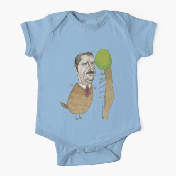 Mr. Beever Short Sleeve Baby One-Piece