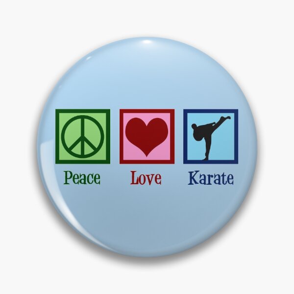 Item preview, Peace Love Karate designed and sold by Epic Love Designs.