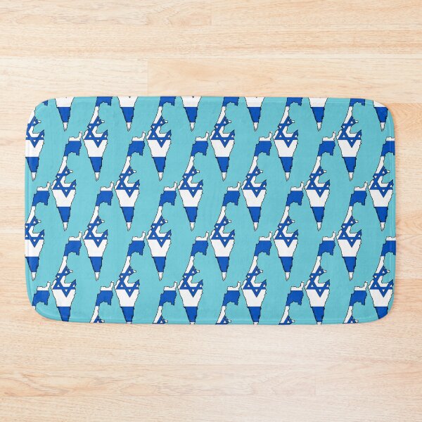 Item preview, Israel Map With Israeli Flag designed and sold by Havocgirl.