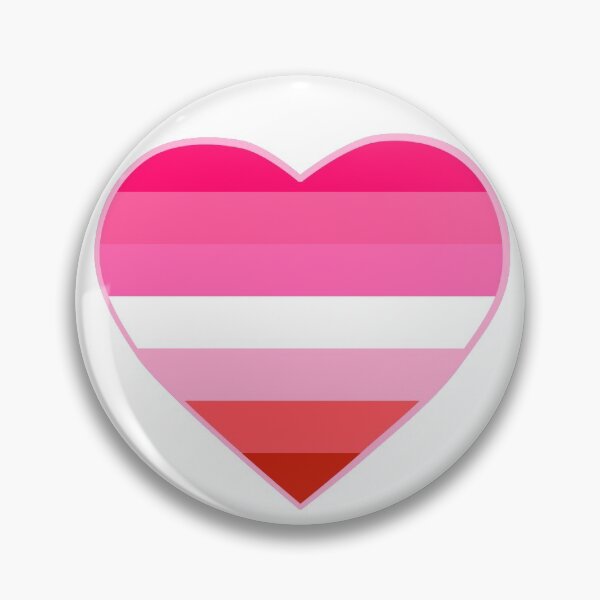 Artikelvorschau, Pride Flag Herz Lippenstift-Lesben entworfen und verkauft von Vanum-Chan.