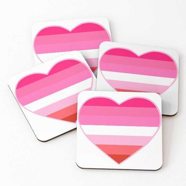 Item preview, Pride Flag Heart Lipstick lesbian designed and sold by Vanum-Chan.