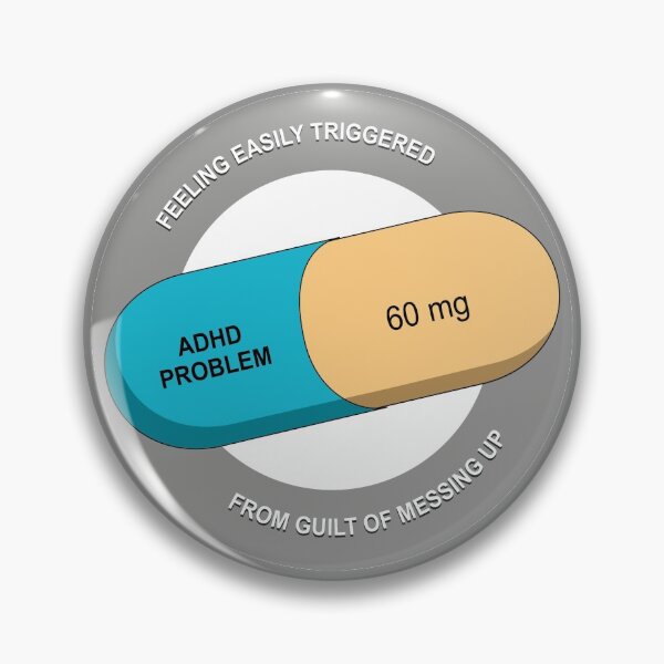 Item preview, Strattera 60mg ADHD Problem designed and sold by 1PointlessPeach.