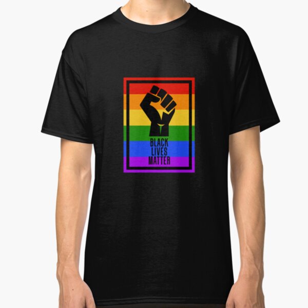 BLM fist - rainbow2 Classic T-Shirt