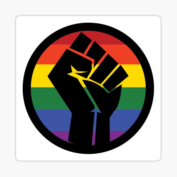 BLM LGBTQ Badge: Gay Sticker