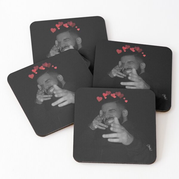 Item preview, Drake the rapper with heart crown  designed and sold by Alexandra Suarez.