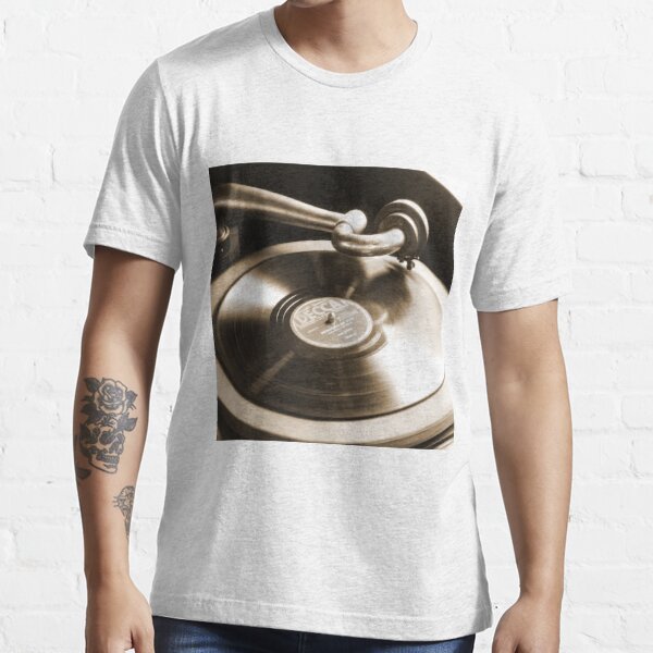 Old Phonograph With A Record Album T Shirt For Sale By Timeworksmrm Redbubble Old 6667