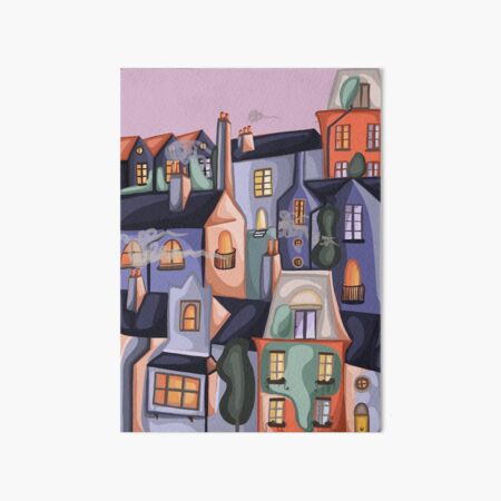 Houses Art Board Print