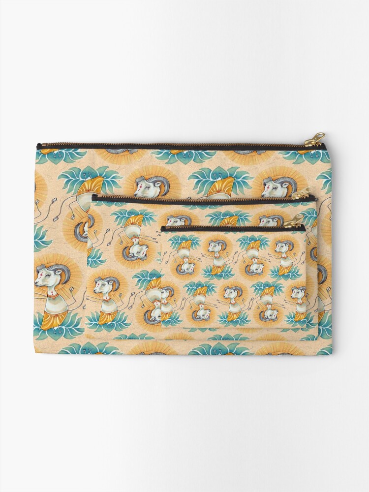 Alternate view of Spider-Ram Zipper Pouch