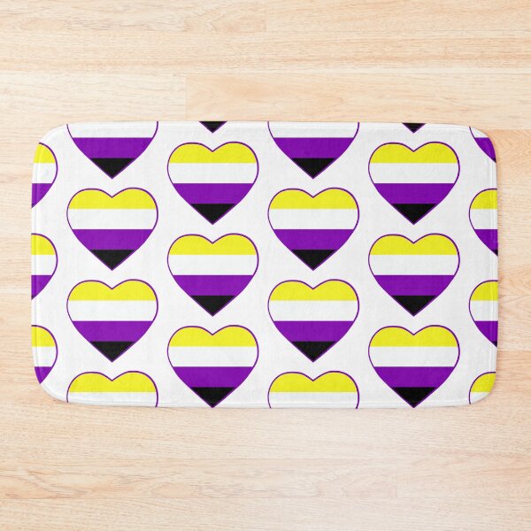 Item preview, Pride Flag Heart Non Binary designed and sold by Vanum-Chan.