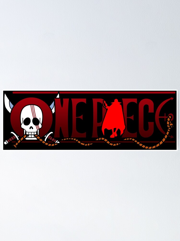 One Piece Shanks Logo Poster For Sale By Robin Redbubble