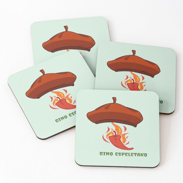 Item preview, Flaming pepper and its Basque beret designed and sold by Gino64.