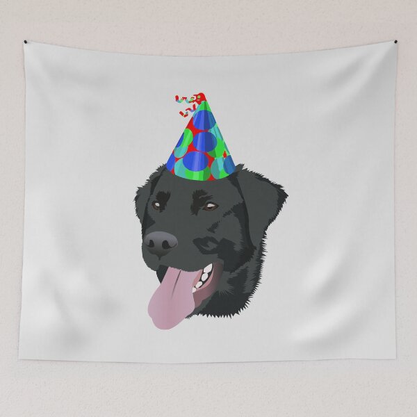 Item preview, Birthday Black Lab designed and sold by KCPetPortraits.