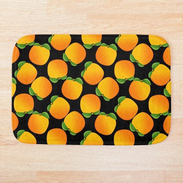 Item preview, Bright Oranges on Black Pattern designed and sold by RootSquare.