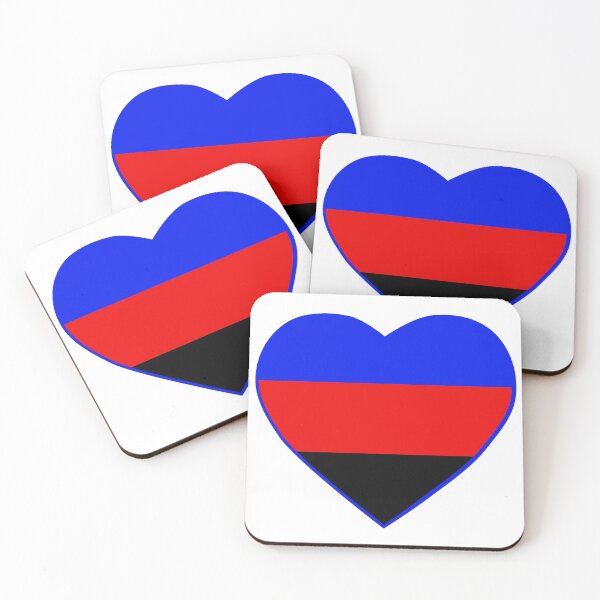 Item preview, Pride Flag Heart Polyamory  designed and sold by Vanum-Chan.