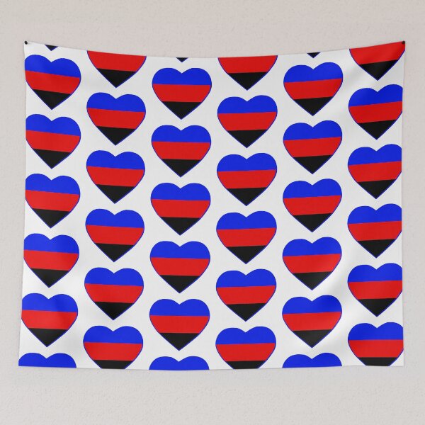 Item preview, Pride Flag Heart Polyamory  designed and sold by Vanum-Chan.