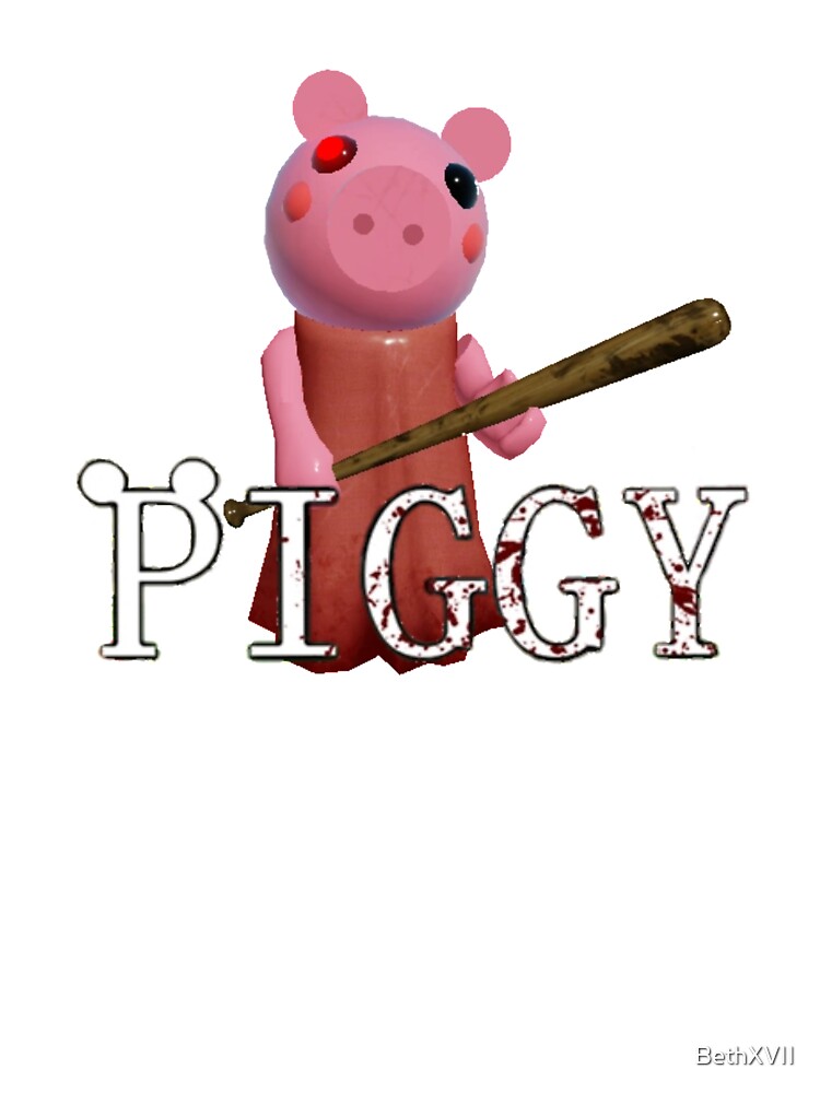 Piggy Roblox Game Kids T Shirt By Bethxvii Redbubble - piggy logo roblox text
