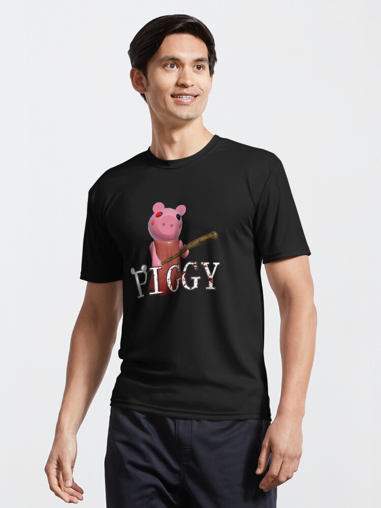 Piggy Roblox Game Active T Shirt By Bethxvii Redbubble - piggy roblox peppa pig skin