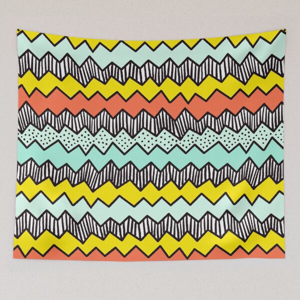 Item preview, Zigzag stripes designed and sold by inkblotcreative.