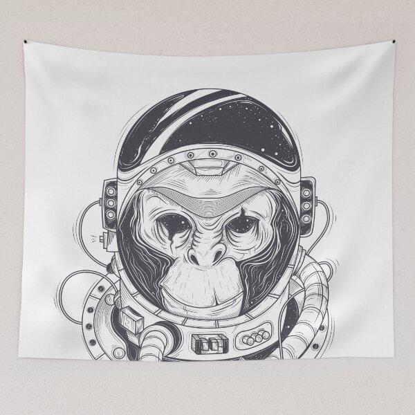 Item preview, Astronaut Monkey designed and sold by Coolandcatchy.