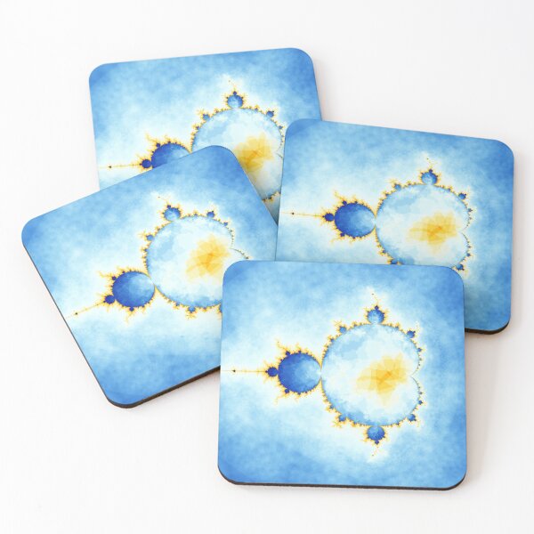 Item preview, Azul y oro Mandelbrot designed and sold by Rupert Russell.