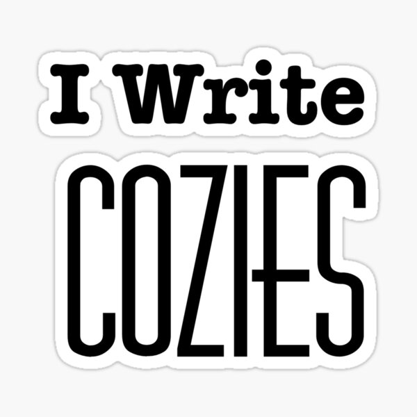 I Write Cozy Sticker