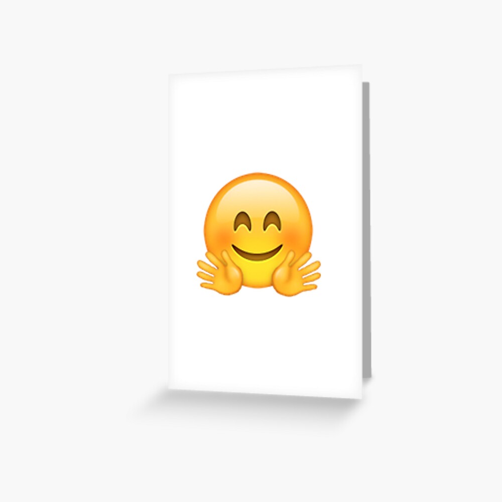 Smiley Emoji Greeting Card. 