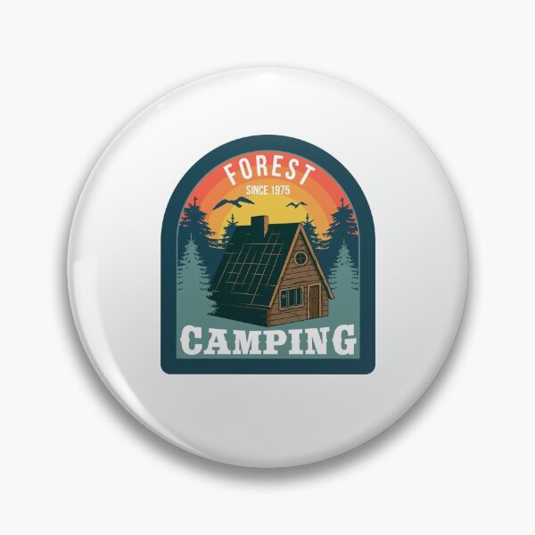 Item preview, Retro Forest Camping designed and sold by Vector Scout Lab.
