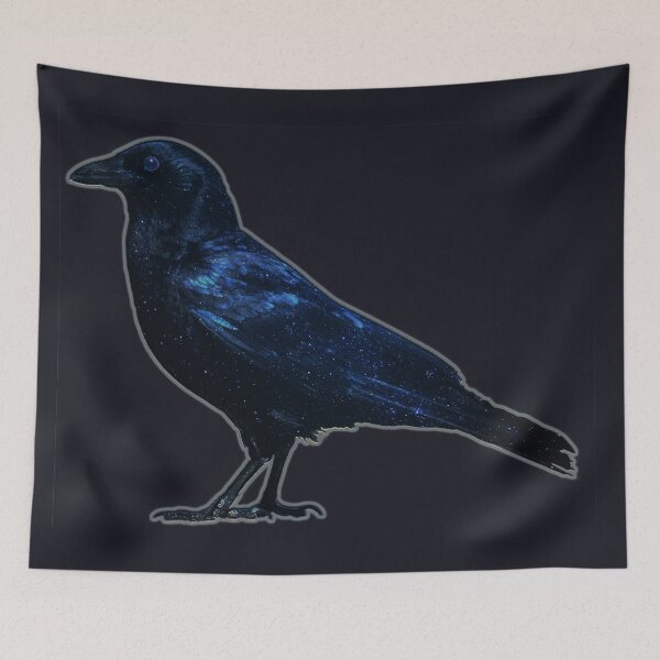Item preview, Starry Starry Crow designed and sold by YouAreHereArt.