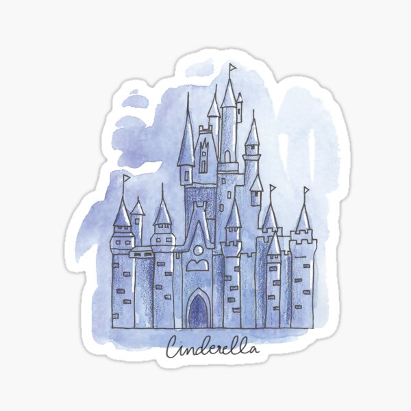 Cinderella Castle Stickers | Redbubble
