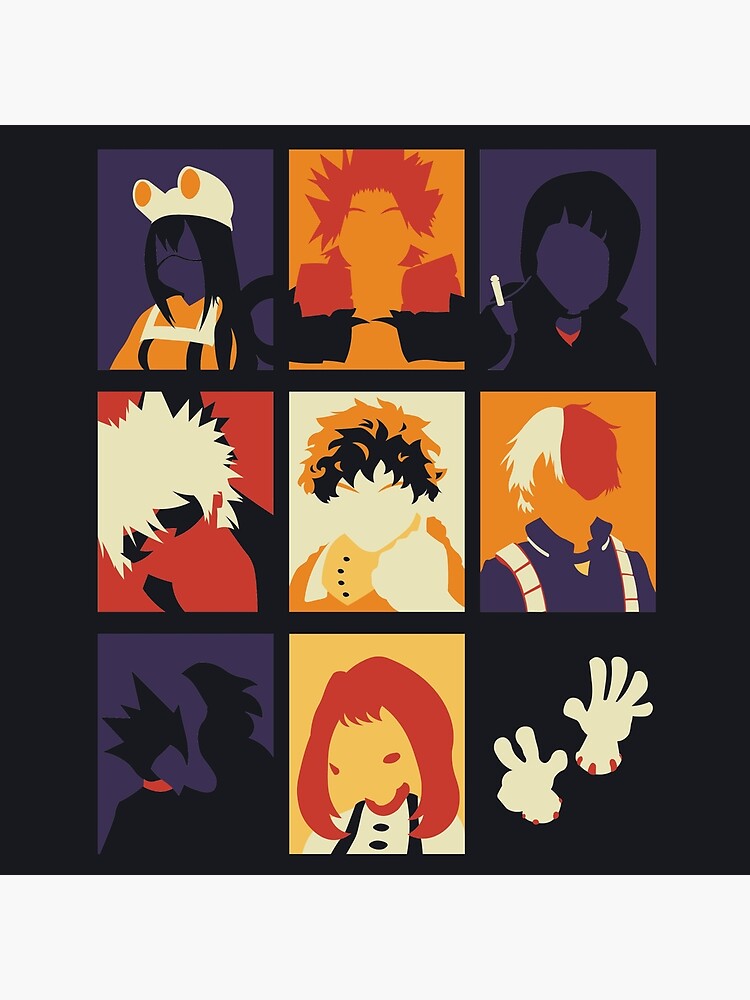 my hero academia pop art