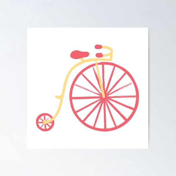 Item preview, Yellow and pink bicycles designed and sold by maryannacher.