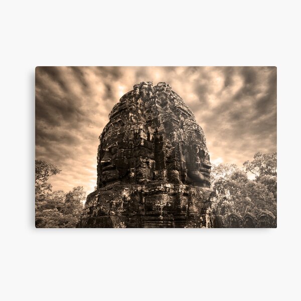 Jungle Faces, Cambodia II Metal Print