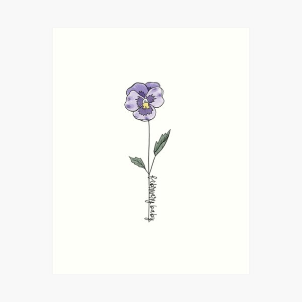 Violet & Primrose Tattoo - Etsy