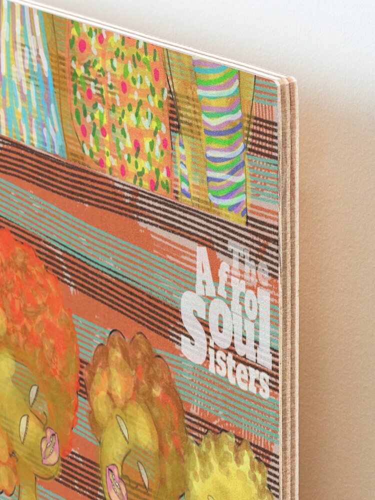 Alternate view of The AfroSoul Sisters Mounted Print