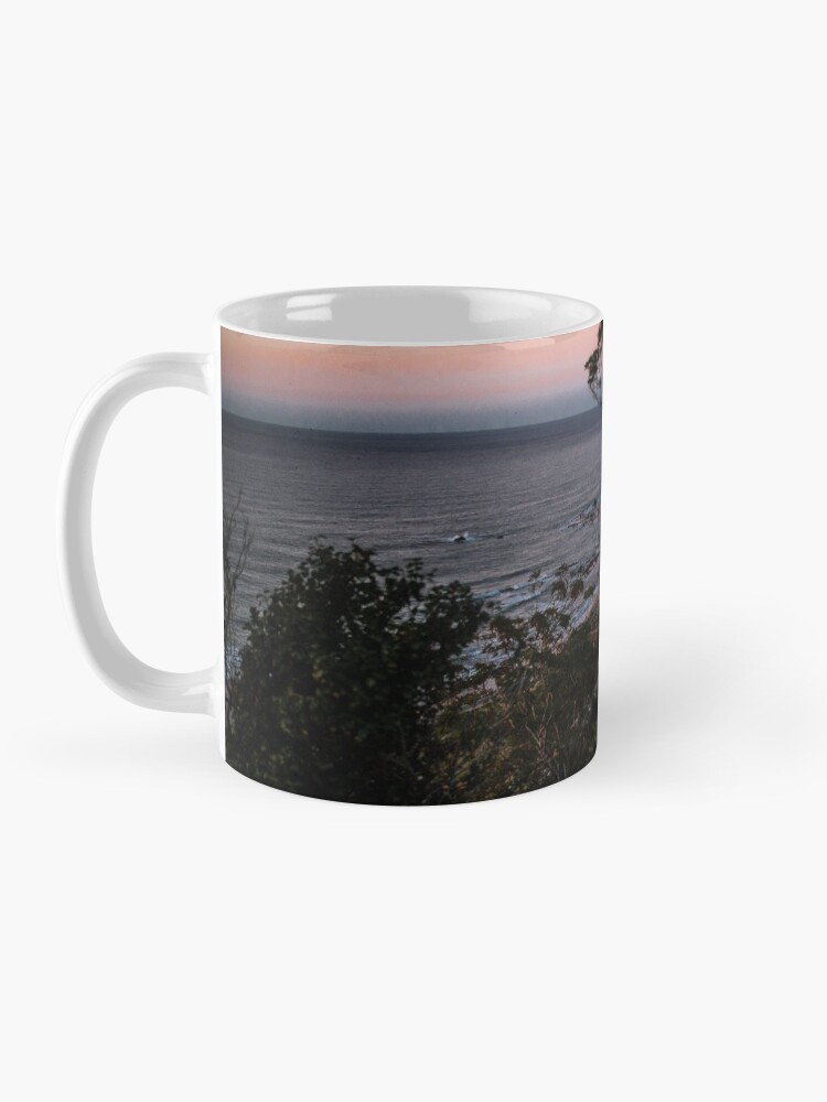 Alternate view of Rural road sunset Mug