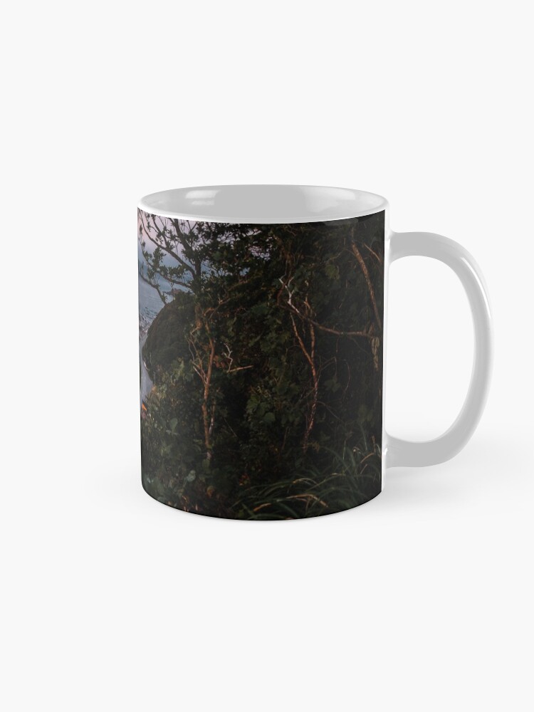 Alternate view of Rural road sunset Mug