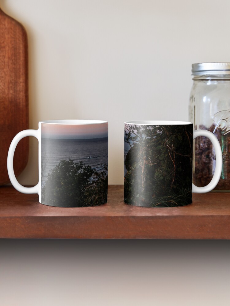 Alternate view of Rural road sunset Mug