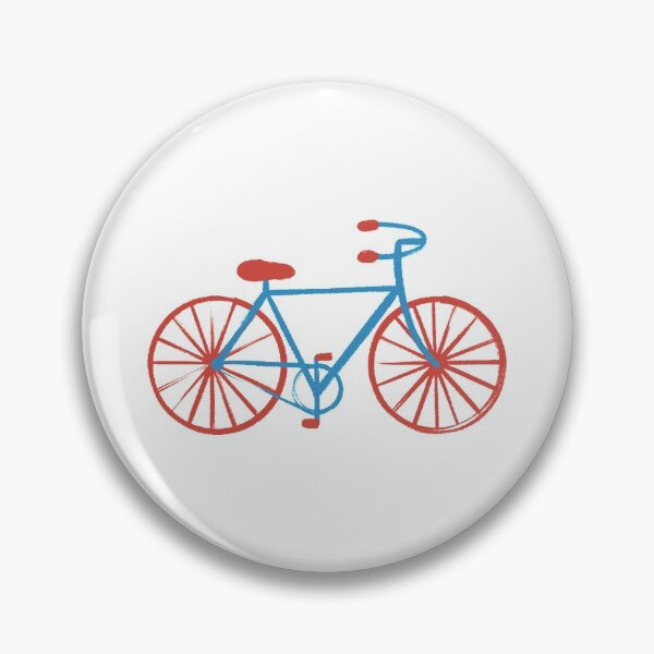 Item preview, Blue and red bicycles designed and sold by maryannacher.