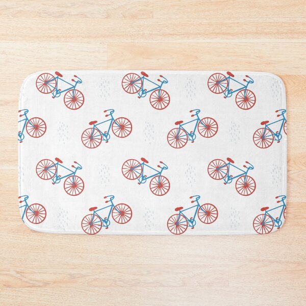 Item preview, Blue and red bicycles designed and sold by maryannacher.