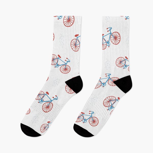Item preview, Blue and red bicycles designed and sold by maryannacher.