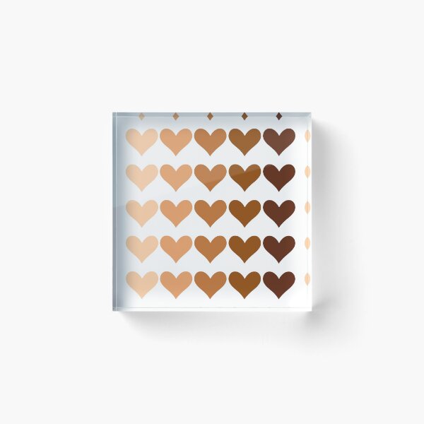 Item preview, Hearts - skin color (anti racism) designed and sold by JessisArt.